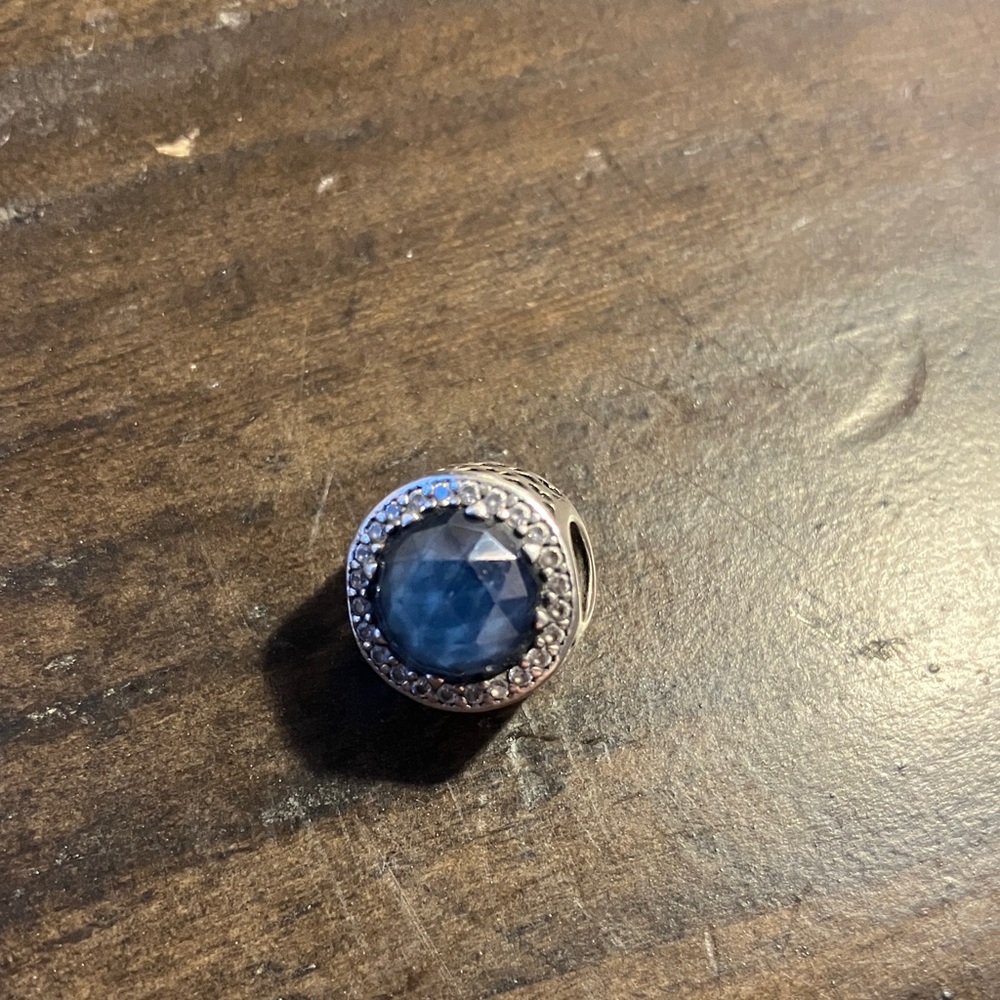 Pandora Blue and Silver Charm